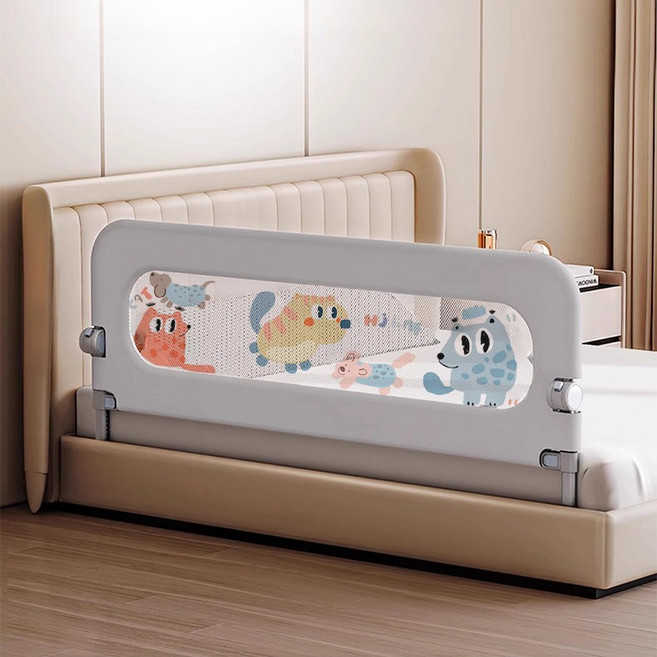높이조절 낙상방지 침대가드 접이식 휴대용 침대안전가드 낙상방지가드 성인용 침대펜스