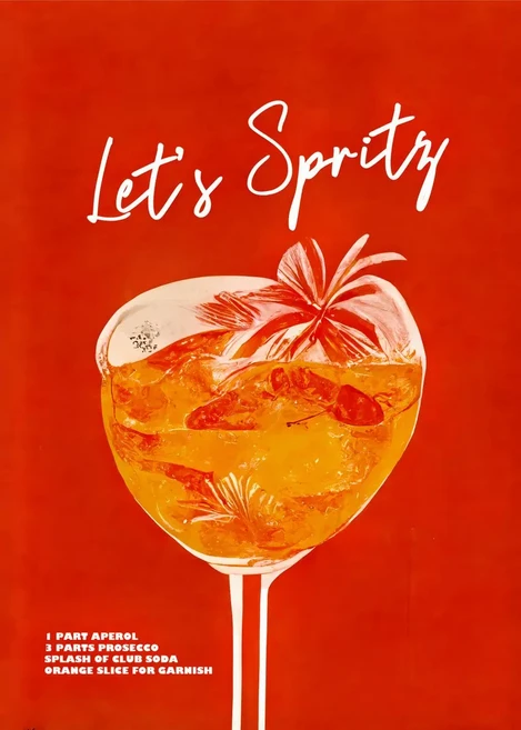 5d DIY 다이아몬드 아트 페인팅 키트 음료 Caipirinha 진 토닉 Sangria Aperol Spritz 빈티지 주방 자수 모, 04 20x30cm Round, 14 BZ1592-11