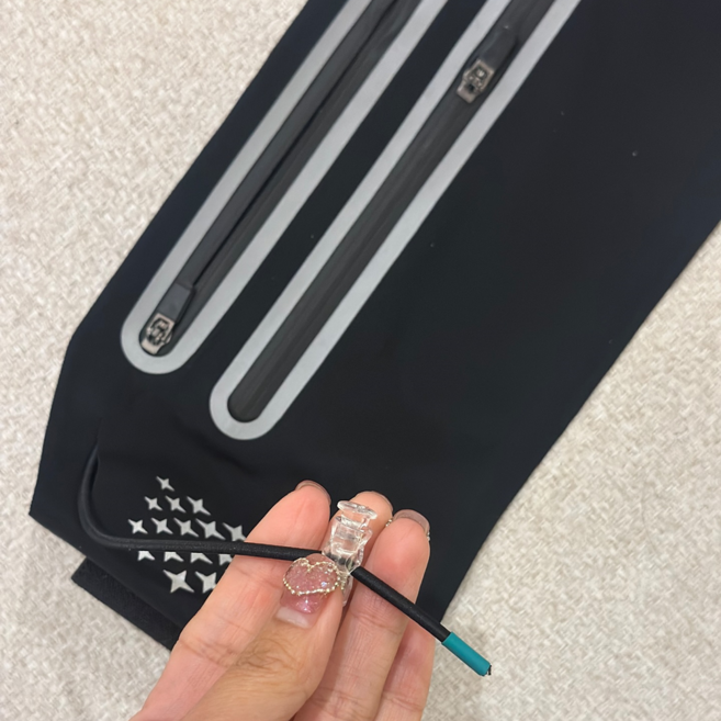 다온픽 러닝 마라톤 배번 벨트, 블랙, 1개