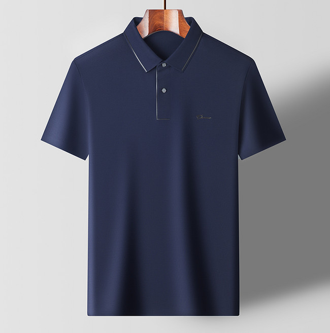 Luspirez 남성 비스코스 골프 반팔 카라 티셔츠