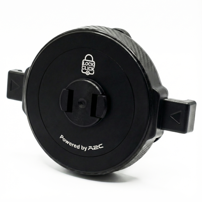 락클릭 0.5초 원터치 마그네틱 오토바이 핸드폰 거치대 자전거 바이크 킥보드 스마트폰 자석 거치대 배달 라이더 360도 회전 흔들림방지, Q1MS(+진동댐퍼)+탑브릿지, 블랙