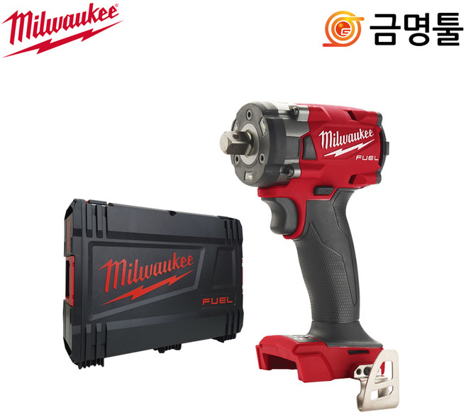 [밀워키] M18 FIW212-0X / 18V 브러쉬리스 충전 임팩렌치II 1/2인치 본체, 1개