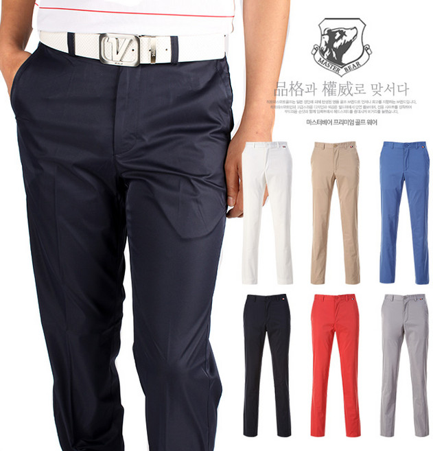 마스터베어 남성 스트레치 스판 골프바지 MB100