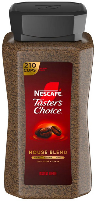 네스카페 테이스터 초이스 하우스 인스턴트 커피 397g, 1개, 210개입