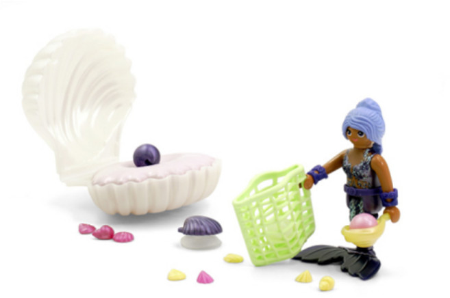 테온셀 PLAYMOBIL 인어와 진주 조개(71502), 1개