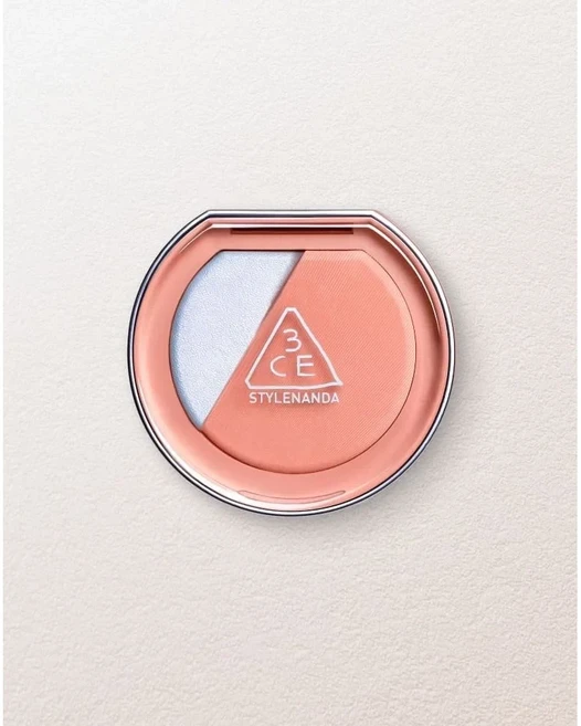 3CE STYLENANDA Blushlighter 腮紅打亮盤 色號06 珊瑚橘, 1個, 06, Coral Flush