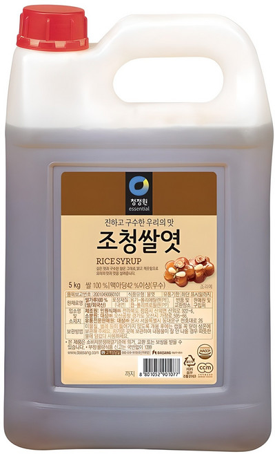 청정원 조청쌀엿, 5kg, 1개