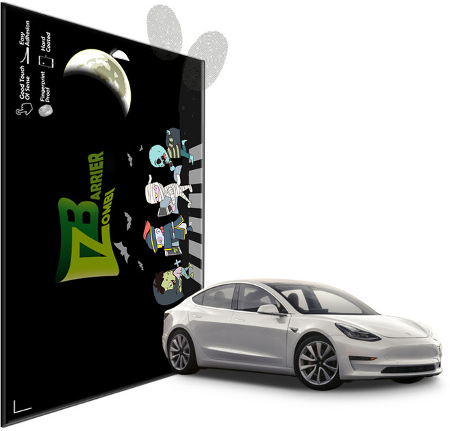 테슬라 모델3 내비게이션 저반사 액정보호필름, 단품