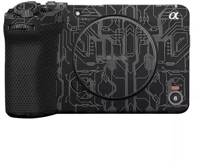 FX3 안티 스크래치 카메라 스티커 코트 3M 비닐 랩 보호 필름 바디 스킨 커버 소니 ILME-FX3 ILMEFX3 FX3 X, 한개옵션1, 10 Circuit Titanium