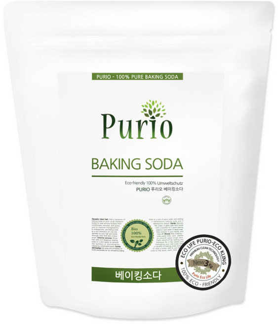푸리오 베이킹소다 3kg 안전한 식품 주방 욕실 세정제, 1개