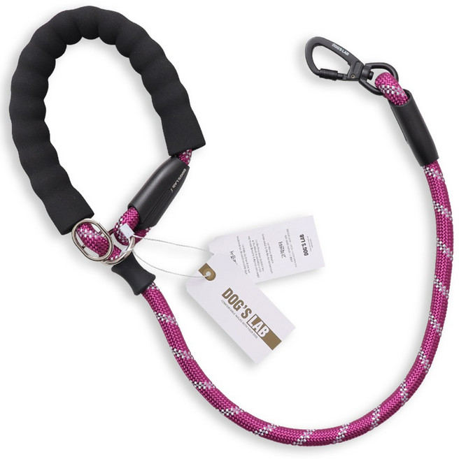 독스랩 숏리드줄 중형견 대형견 로프, 퍼플, 1개
