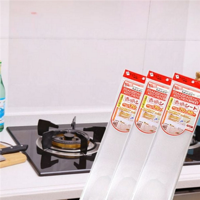 주방 벽 보호 시트 투명 필름 벽면 주방 타일 보호 시트 방수 코팅