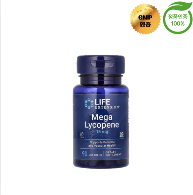라이프 익스텐션 메가 라이코펜 15mg 소프트젤 90정, 1개, 90회분