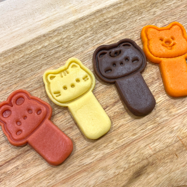 빼빼로데이 하트 숏 동물 문구 빼빼로 쿠키커터 쿠키틀 모양틀, 1개, 6. 숏토끼 빼빼로