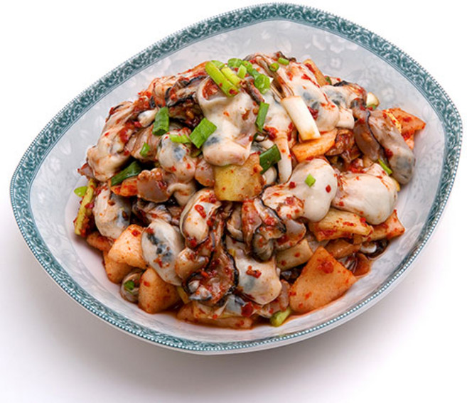 관우농가 통영 생굴무침, 3개