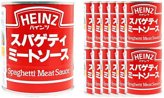 푸드올마켓_ 하인즈 스파게티 미트소스 820g 한박스 (820g x 12ea), 12개
