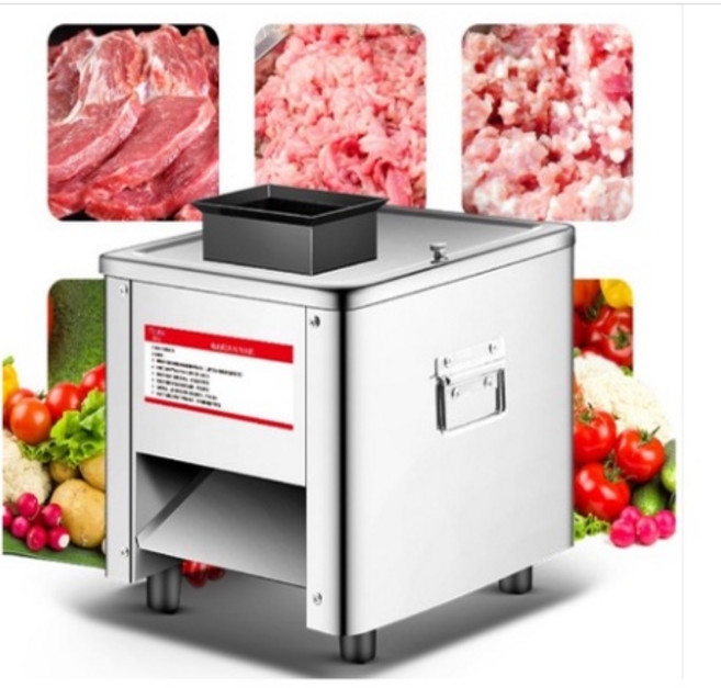 Leconran 電動切肉切菜機 110V 不鏽鋼商用家用切片切絲切丁機, 1個