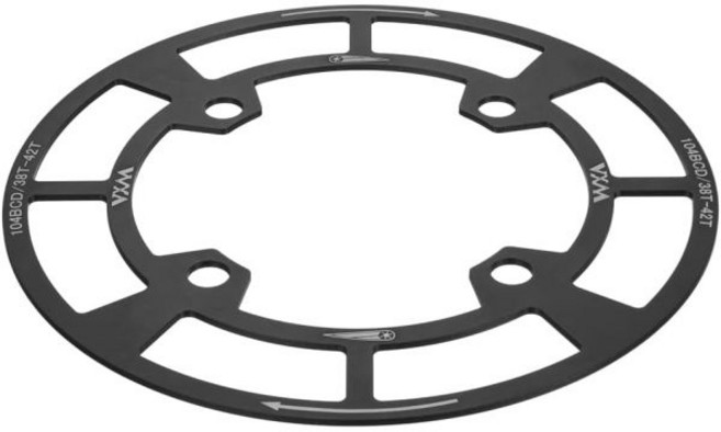 산악자전거 체인링 가드 104BCD 알루미늄 합금 보호커버 3236T 3842T 스프로킷용, 38-42T