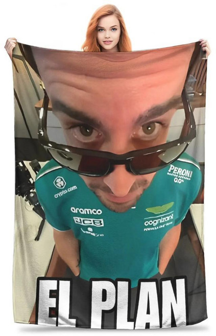 맥스 베르스타펜 찰스 르클레르 플란넬 담요 부드럽고 플러시 홈 침구 장식용 덮개, 1개, 10. 1-MT / B. 150X200CM