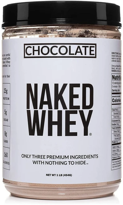 네이키드 웨이 단백질쉐이크 454g 12회분 초코맛 칼슘 아연 아미노산 프로틴 파우더, 1개 - 쿠팡