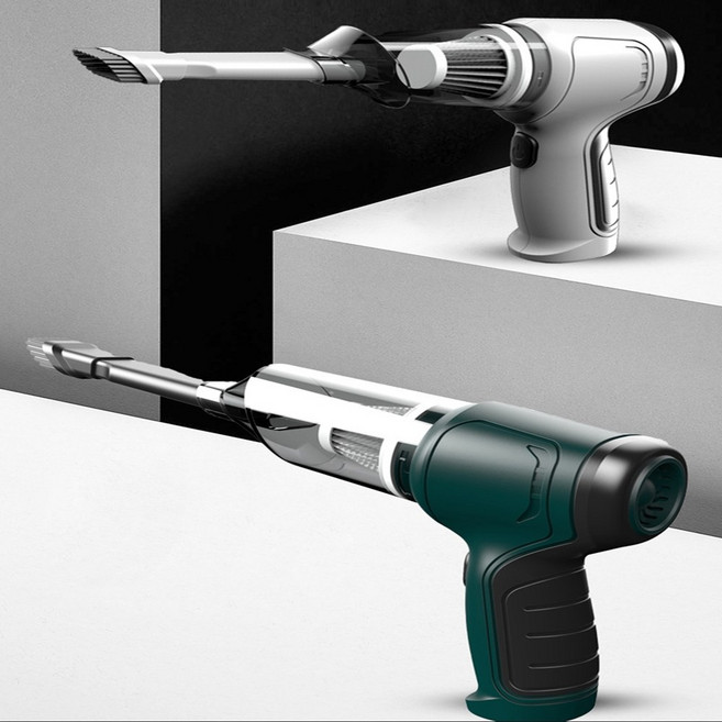 휴대용 무선진공청소기 튜브바람주입흡입기능 차량용, 렉스