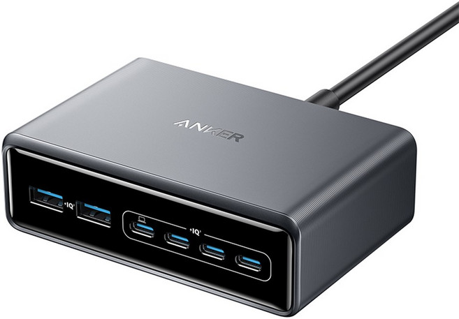 Anker Prime 충전기 200W 6포트 GaN 스테이션 USB-C PD 데스크탑 포함) iPhone과 호환 가능, 01 UK Plug, 01 Silver, 01 CHINA, 1개
