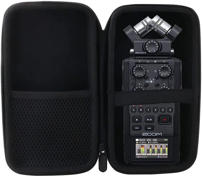 WERJIA Zoom H6 휴대용 레코더와 호환되는 하드 휴대용 케이스, WERJIA Zoom H6 휴대용 레코더와 호환되는 하