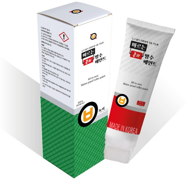 우레탄 보수용 방수제 녹색 방수액 옥상 에폭시 외벽 셀프 침투, 1개