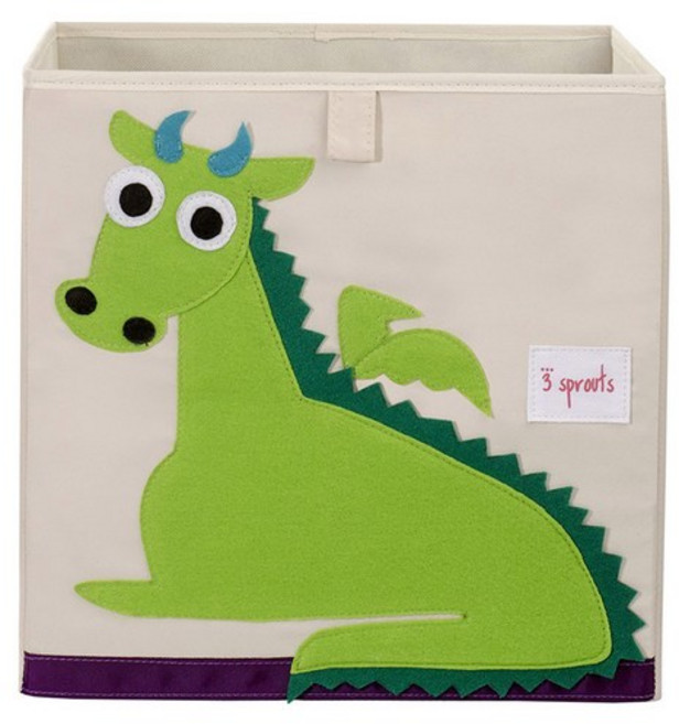 3스프라우츠 수납정리함 스토리지 박스, dragon, 3개