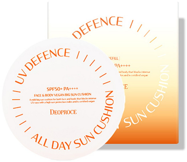 [비건뷰티] 디오프러스 유브이 디펜스 올 데이 선쿠션 SPF50+ PA++++, 25g, 1개