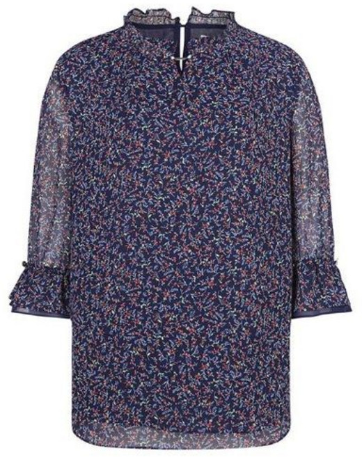 크로커다일레이디 잔꽃무늬 쉬폰블라우스 CLCMBL129