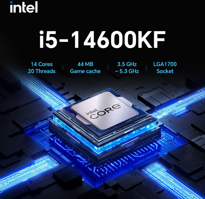인텔 코어 I5 에이전트 20스레드 14600KF L3 5GHZ 쿨러 125W CPU 14코어 1700 24M 프로세서
