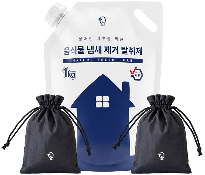 음식물 처리기 활성탄 탈취제 필터 호환 미닉스 쿠쿠 스마트카라, 대용량 1kg