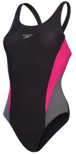 스피도 여성용 컬러블럭 원피스 머슬백 아시안핏 수영복 8-00449517559