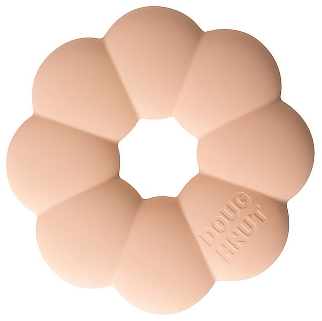 실리콘 핫 패드 도넛 모양 코스터 조리대 그릴 캠핑 식기용 내열성 세트, 분홍색, 핑크색, 원형의, 둥그스름한