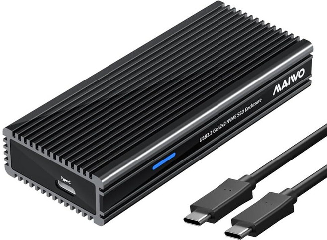 MAIWO 20Gbps M.2 NVMe SSD 인클로저 USB 3.2 GEN2x2 Type-C to PCIe 어댑터 지원 썬더볼트 3/4 4/3.2/3.1/3.0/2.0 8TB