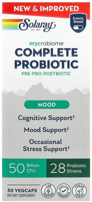 Solaray 솔라레이 마이크로바이옴 컴플리트 프로바이오틱스 30 베지캡 유산균 영양제, Solaray 솔라레이 마이크로바이옴 컴플리트 프로바이, 1개, 30정 - 쿠팡