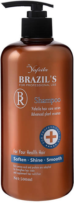 BR 부스스한 손상모발용 매직스트레이트 케라틴샴푸, 1개, 500ml