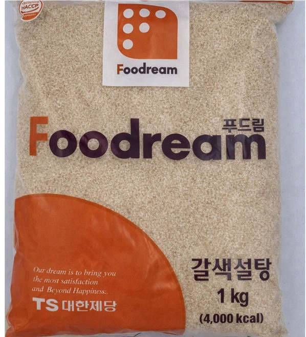 푸드림 갈색설탕, 2개, 1kg