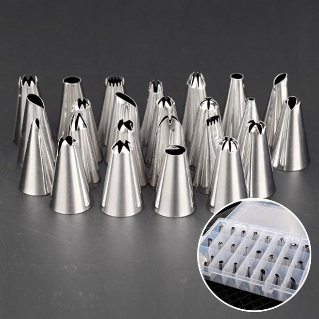 모양깍지 생크림 깍지팁 24종 케이스 세트 K698, 단품