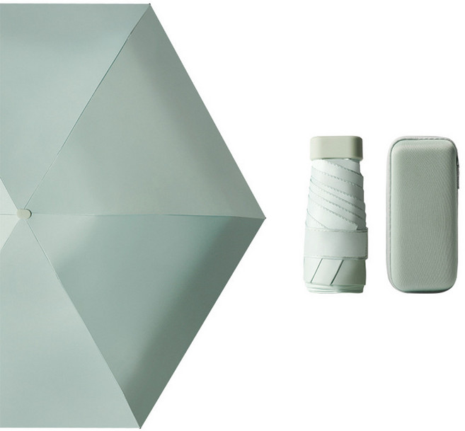 초경량 암막 마카롱 6단 케이스 우양산