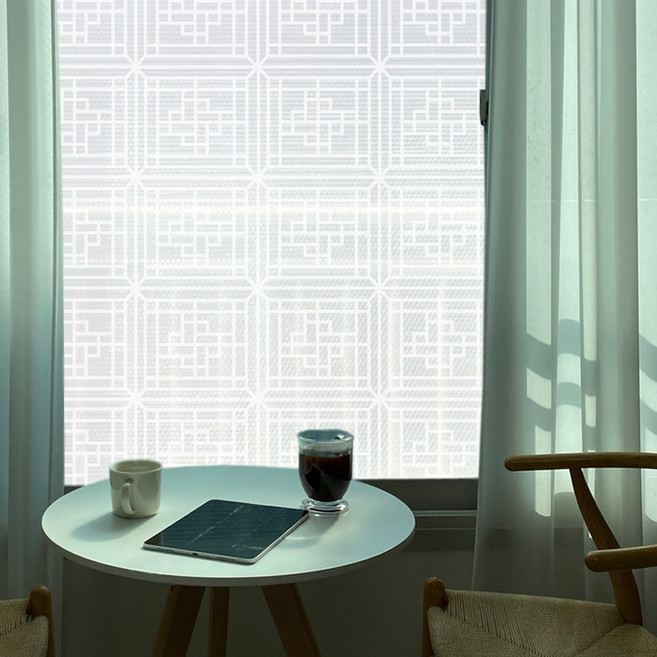 물없이 붙이는 창문 단열 뽁뽁이 7중 더블 한지 1m x 5m / 딱포미, 1개