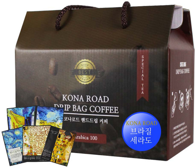 코나로드 드립커피 10g X 18개(브라질), 박가네마켓 쿠팡 1, 4세트