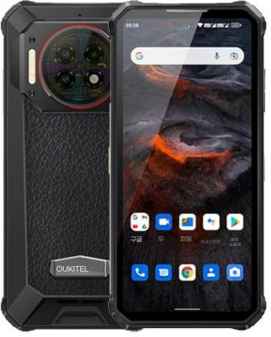 러기드폰 탱크형 방수 Oukitel WP19 프로 견고한 휴대폰 6.8 인치 FHD 스크린 22000mAh 24GB 256GB 스마트폰 64MP 카메라 Helio G99 120Hz, 1)Global, 글로벌 버전, black