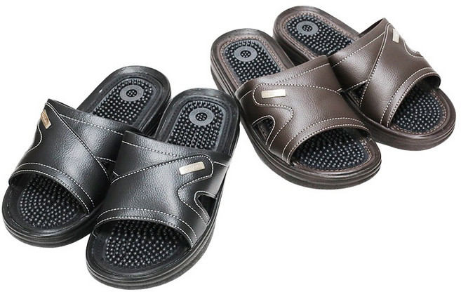 그레미 남성 지압슬리퍼 가벼운 사무실 슬리퍼