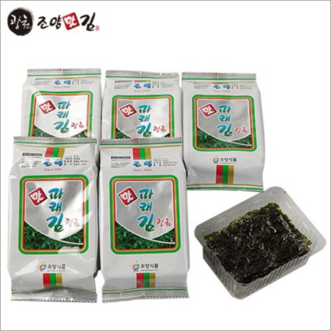 광천조양맛김 파래 도시락 35봉지 국내산 (본사 발송), 5g, 35개