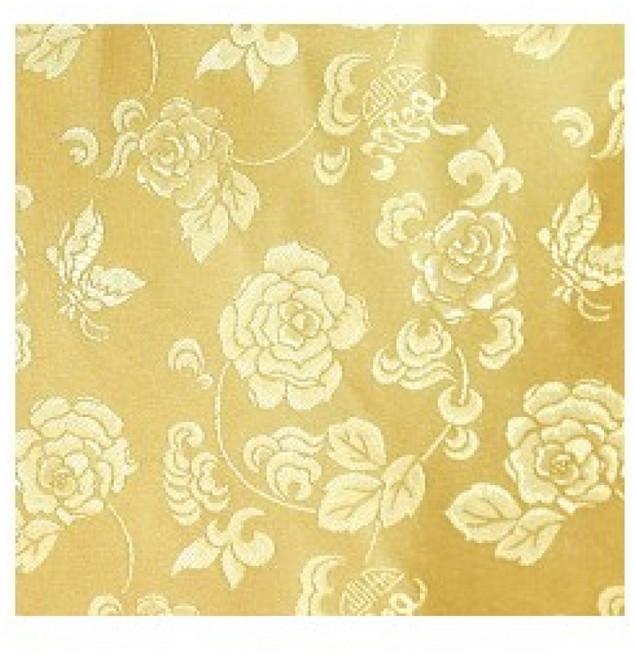 윤원단 금장미양단29색 꽃무늬 플라워 예쁜 좋은 폴리에스터 한복 옷감 비단 양단 천 원단 만들기, 23 연노랑, 1개