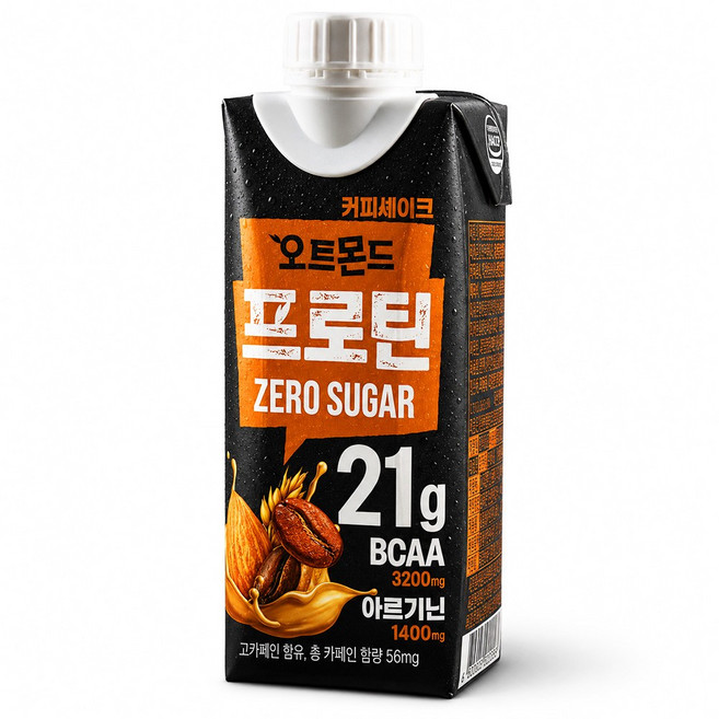 롯데칠성 오트몬드 프로틴 커피셰이크, 10개, 250ml