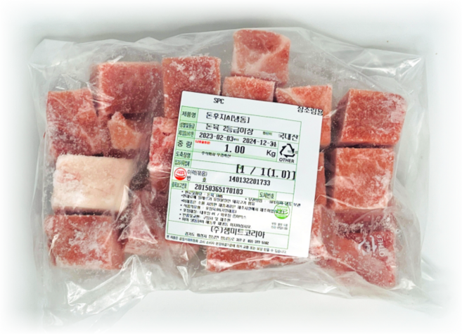 아이포크 한돈 무항생제 뒷다리살 장조림용 1kg(냉동), 1개