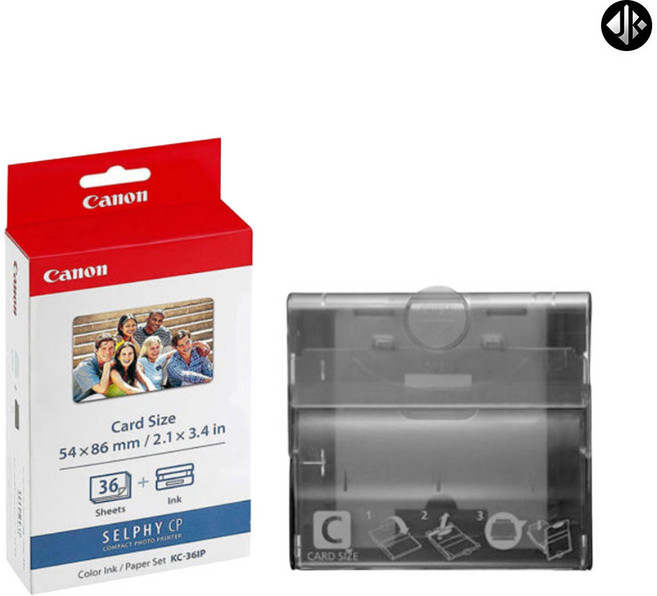 캐논 셀피 포토 프린터 인화지 KC-36IP + 카세트 PCC-CP400(벌크) 패키지